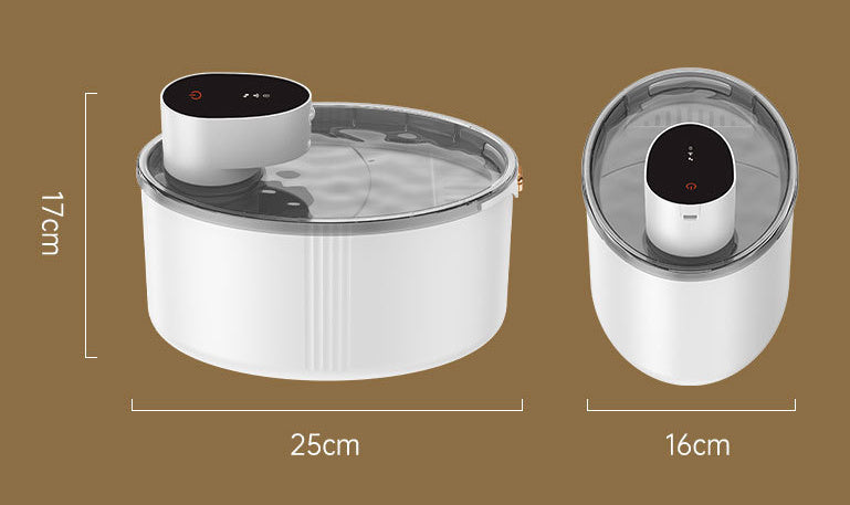 Smart Wireless Pet Water Fountain – Silent Cat & Dog Dispenser