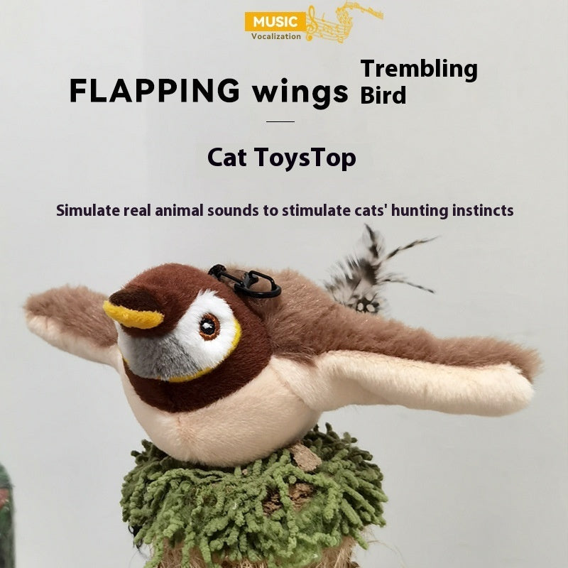Electric Flapping Plush Pet Toy – Sound & Motion Interactive Toy - Taily UK