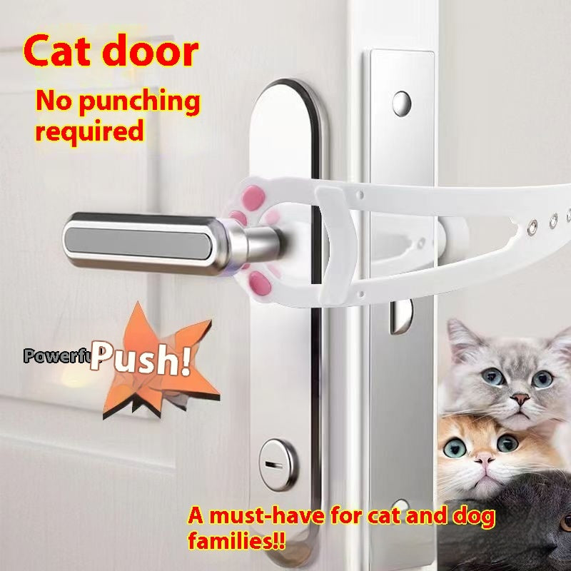 Punch-Free Cat Door for Fence – Pet Access with Ventilation Design