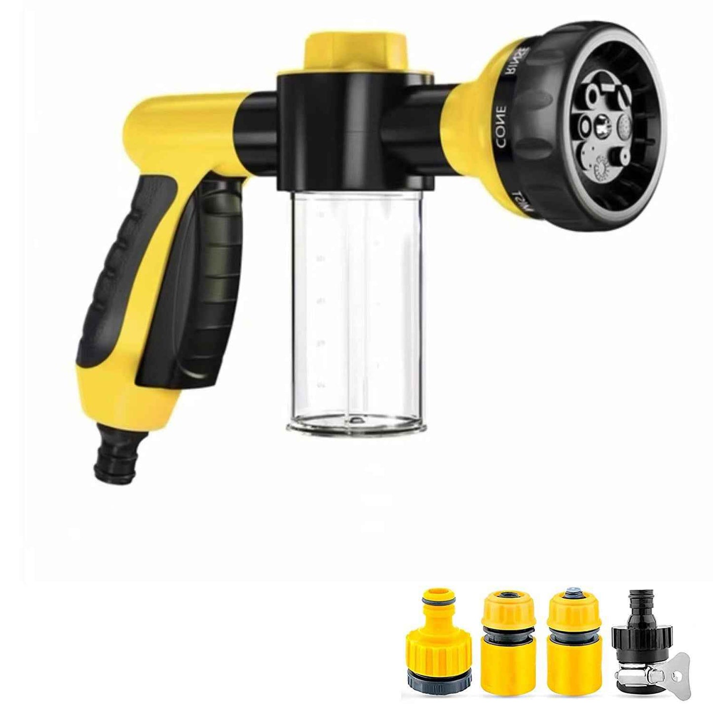Pet Shower Sprayer Pro & Brush Car Cleaner