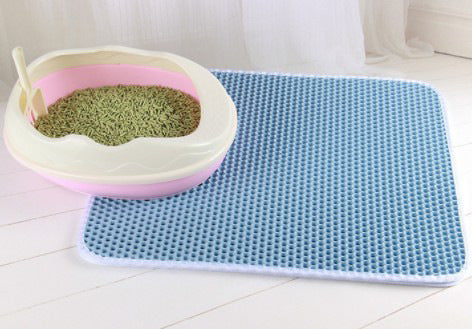 Double Layer Waterproof Cat Litter Mat – EVA Non-Slip Design