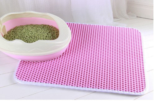 Double Layer Waterproof Cat Litter Mat – EVA Non-Slip Design
