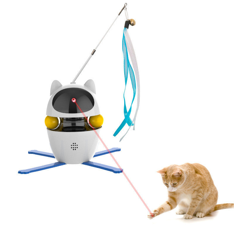 Smart Automatic Cat Toy – Interactive Stick & Treat Ball Set