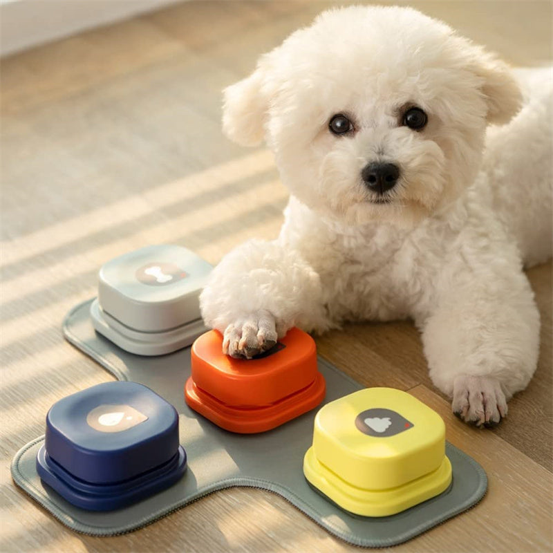 Recordable Pet Talking Button – Communication Toy for Dogs & Cats
