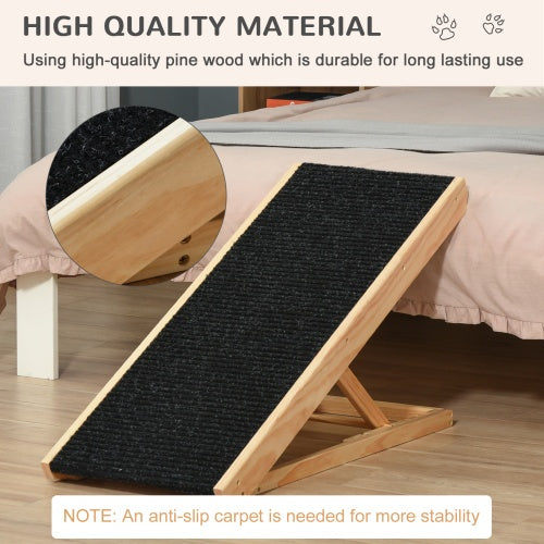 Adjustable Foldable Pet Ramp – Elevated Ramp for Dogs, Cats & Rabbits