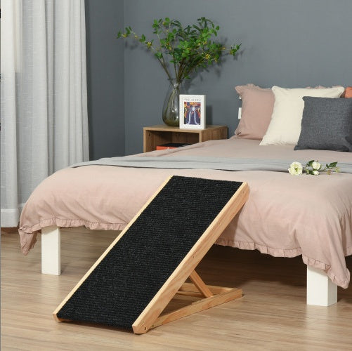 Adjustable Foldable Pet Ramp – Elevated Ramp for Dogs, Cats & Rabbits