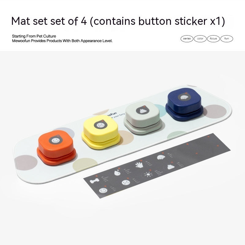 Recordable Pet Talking Button – Communication Toy for Dogs & Cats