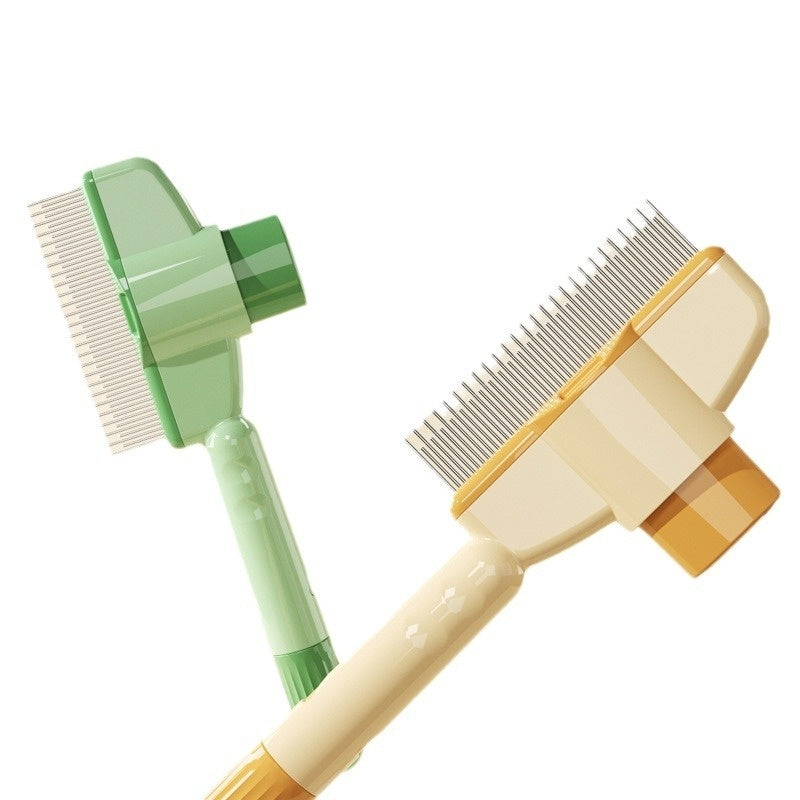 Professional Pet Grooming Comb – With Release Button for Cats & Dogs
