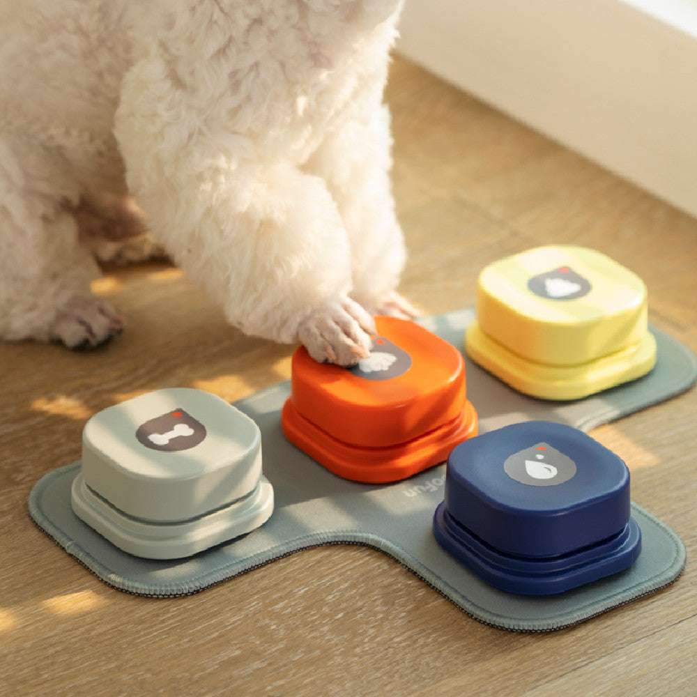 Recordable Pet Talking Button – Communication Toy for Dogs & Cats