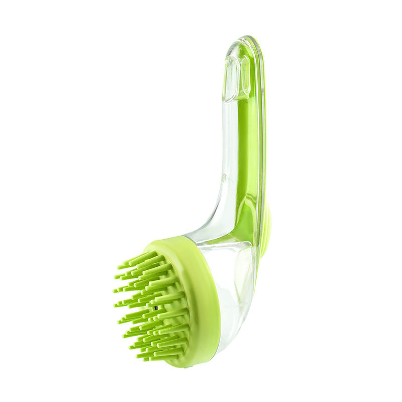 Long Handle Pet Bath Brush – Grooming Comb for Dogs & Cats