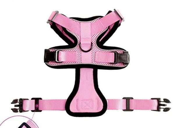 Escape-Proof Cat Harness & Car Seatbelt – Adjustable Reflective Mesh Vest