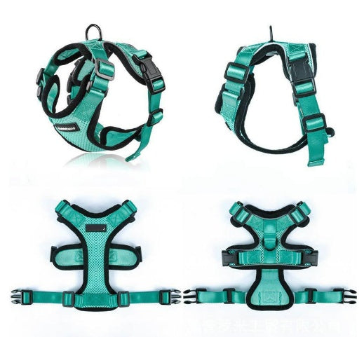 Escape-Proof Cat Harness & Car Seatbelt – Adjustable Reflective Mesh Vest
