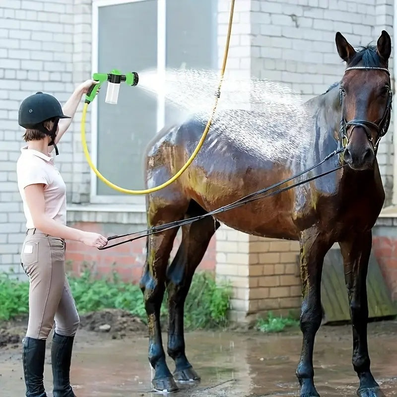High-Pressure Pet Shower Sprayer – Dog Wash & Grooming Brush
