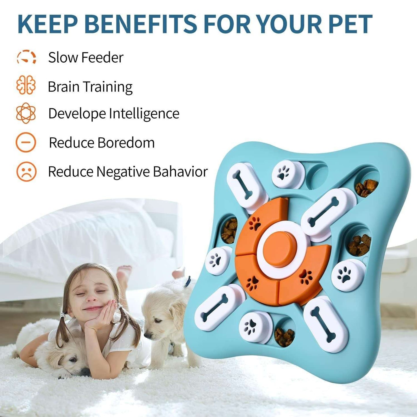 Interactive Educational Dog Toy – Creative Pet Training Toy