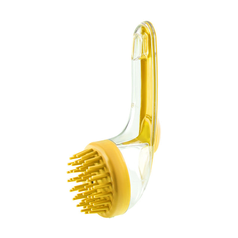 Long Handle Pet Bath Brush – Grooming Comb for Dogs & Cats